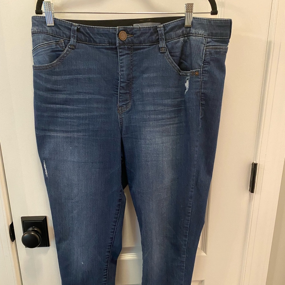 Wit And Wisdom Absolution Dark Distressed Straigh… - image 1